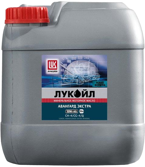 Моторное масло Лукойл Авангард Экстра 10W40 CH-4/CG-4/SJ, 18л (Lukoil: 1552387)